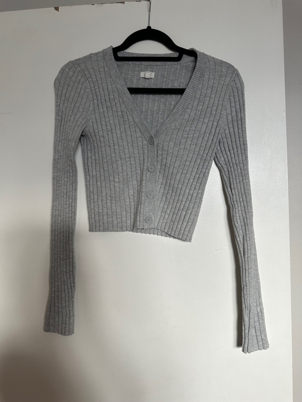 Aerie Cropped Button Up Cardigan